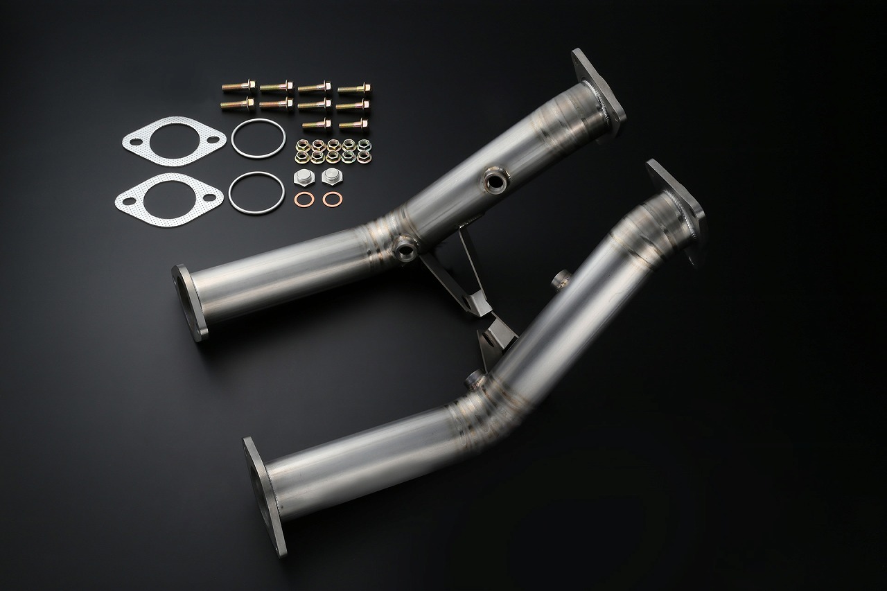 フルチタン触媒ストレートパイプキット フェアレディZ Z34/Z33 VQ35HR