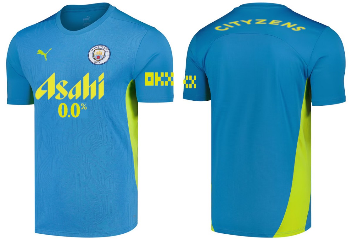 世界市場独占！24/25 マンチェスターシティ・オフィシャル選手同様の胸
