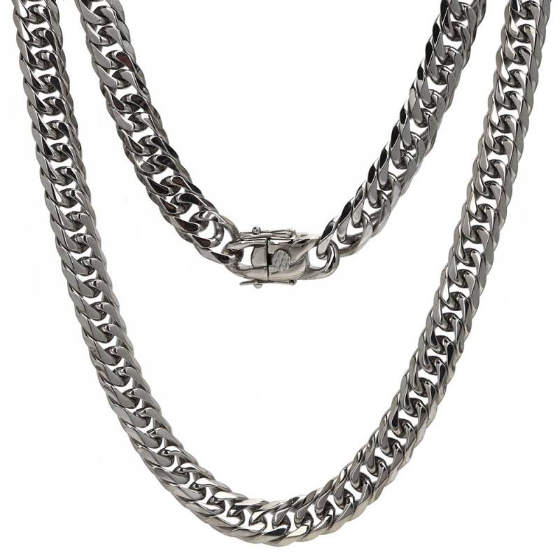 ステンレス製 ダブル喜平ネックレス [n956-silver-11mm] | スタイルで