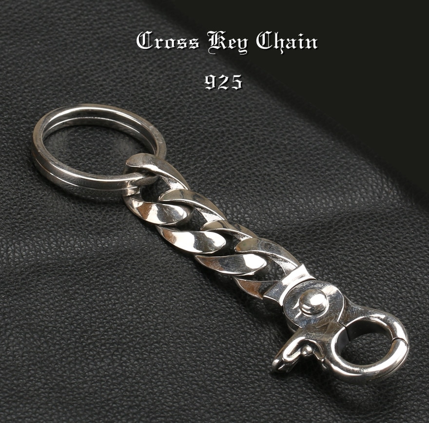 925 クロスクリップキーチェーン [zs001] | キーチェーン、キーリング