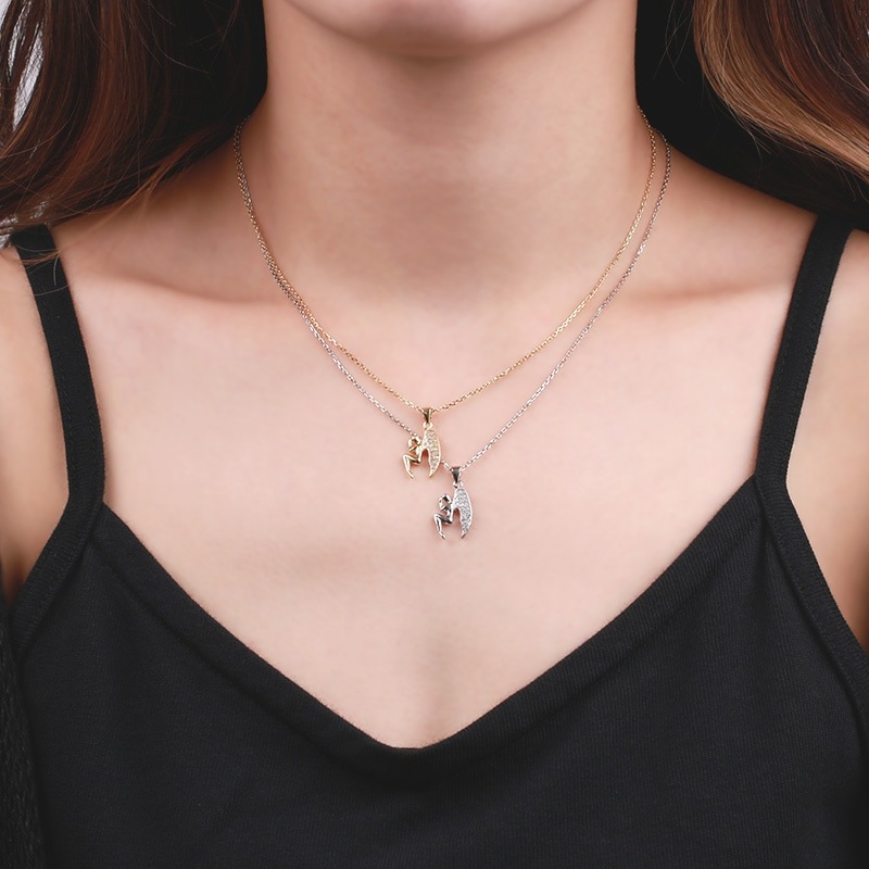 S925 エンジェル 天使 ネックレス 銀 [fhns021-silver] | ブランドから