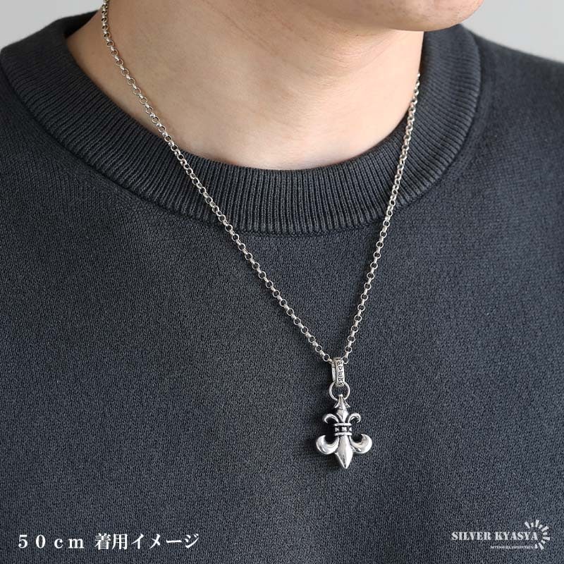 シルバー925 フレアネックレス 50cm 60cm [ns012] | ネックレス