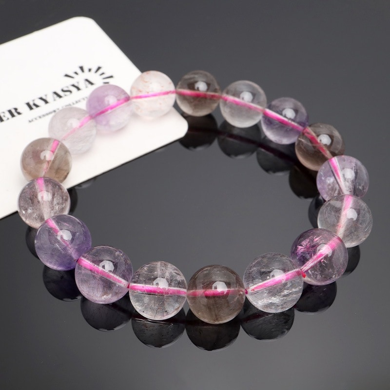 天然スーパーセブンブレスレット 12mm [b886-12mm] | ブレスレット