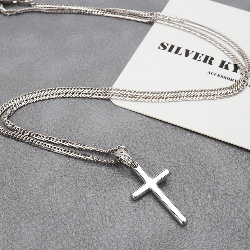 シルバー925 クロスネックレス [ns200-cs053-2mm] | スタイルで探す