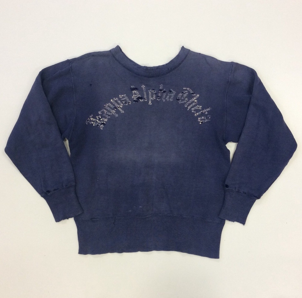 50's - 60's ブランド不詳 アメリカ古着 リブ長 ビンテージスウェット