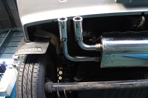 ホンダ ワンダーシビック ワンオフマフラー 【型式：E－AH