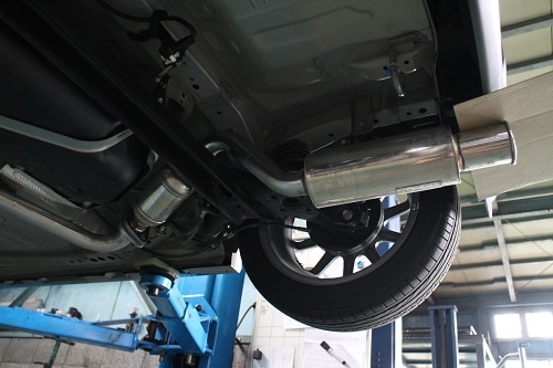 スズキ アルトワークス ワンオフマフラー【型式：HA36S