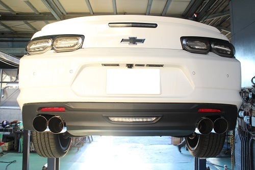 シボレー カマロ ワンオフマフラー 【型式：－】 | ワンオフ製作事例