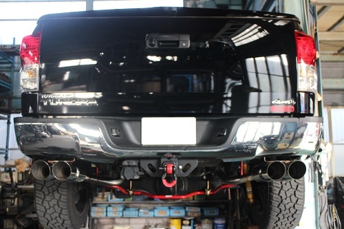 USトヨタ タンドラ SUXONマフラー加工 【型式：－】 | ワンオフ製作