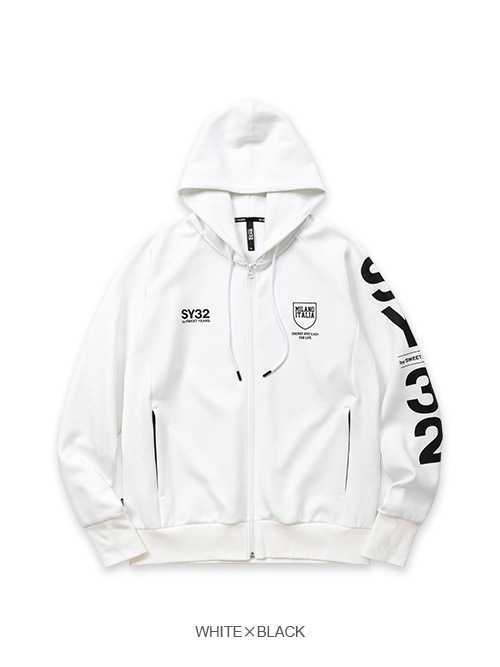 DOUBLE KNIT EMBOSS CAMO SHIELD LOGO ZIP HOODIE | ALL ITEMS