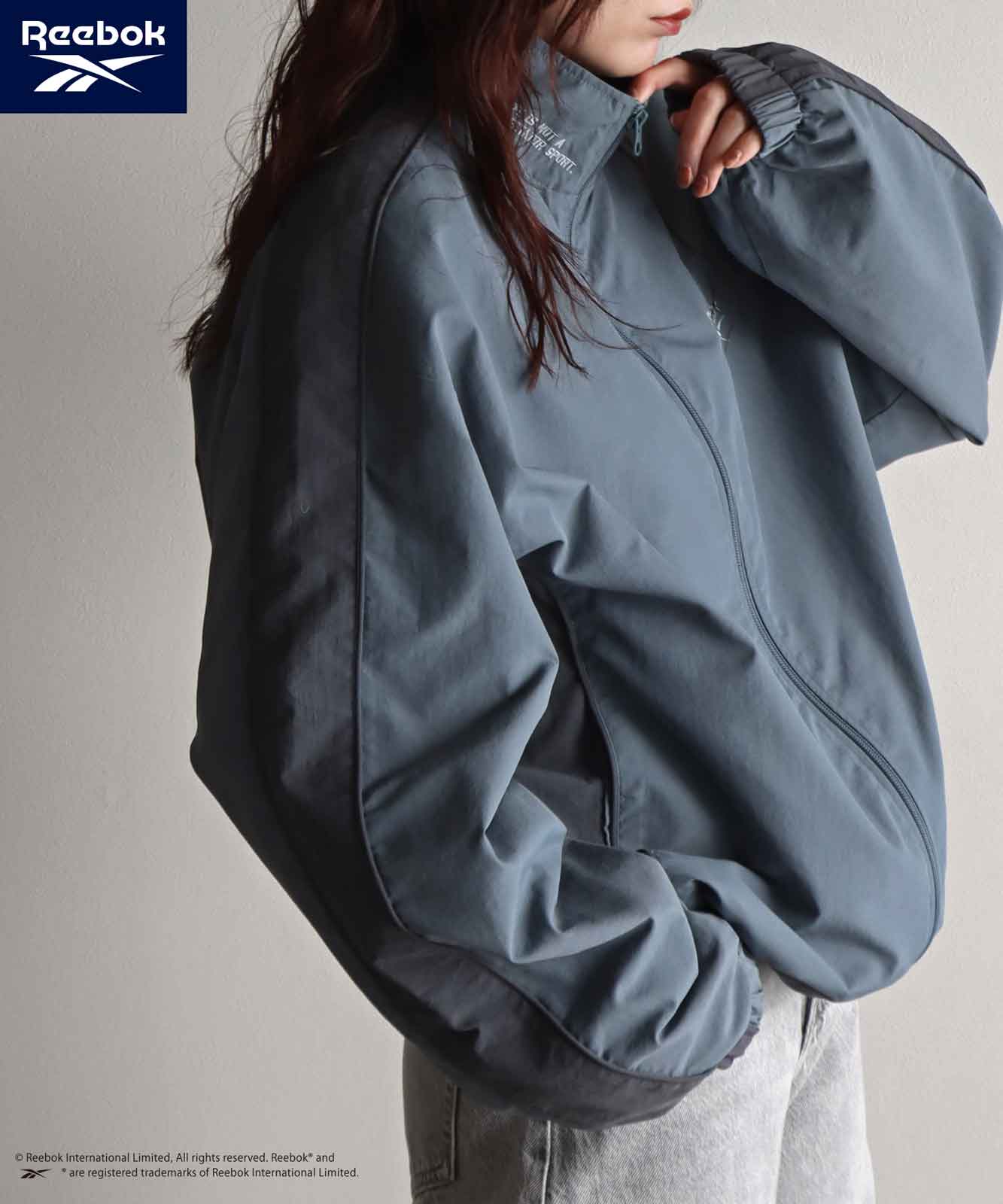 新色追加【10%OFF】【Reebok/リーボック】 別注スモールベクター刺繍裾