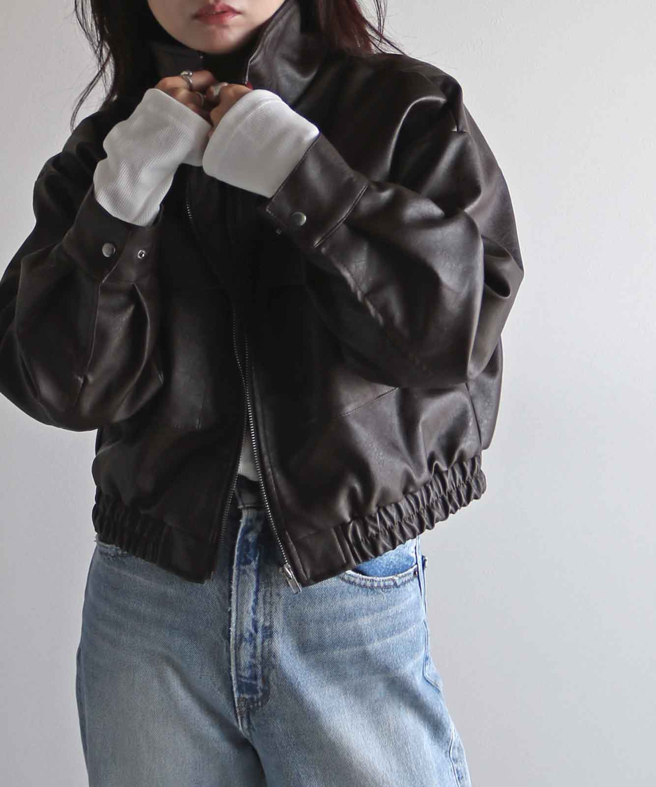 20%OFF】ヴィンテージPUレザージャケット | OUTER | Studio Apartment