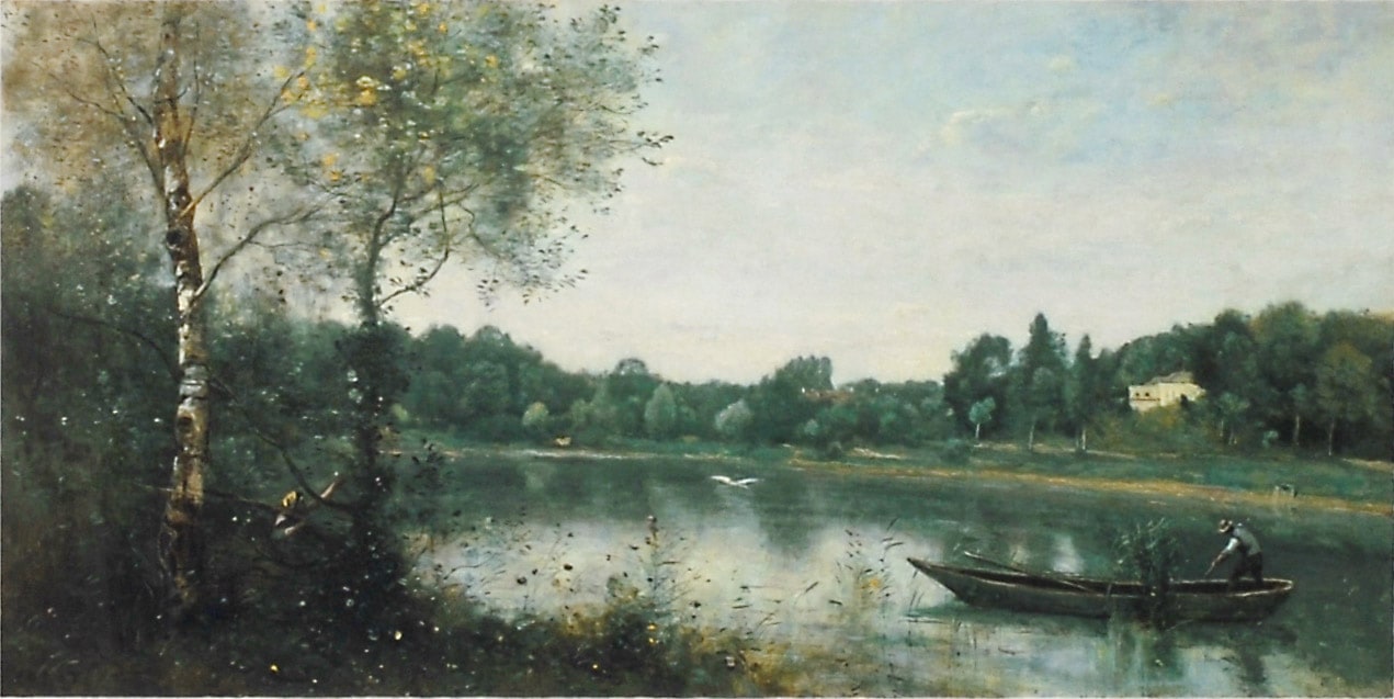 J=B・カミーユ・コロー 「ヴィル=ダヴレーの池（小）」（2点限り