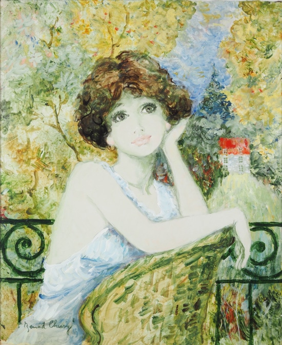 ベルナール・シャロワ 「庭園にて」 | | アトリエ・ブランカ