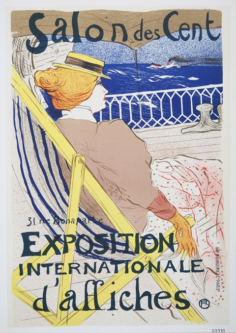 トゥールーズ＝ロートレック 「サロン・デ・サン（XXVIII