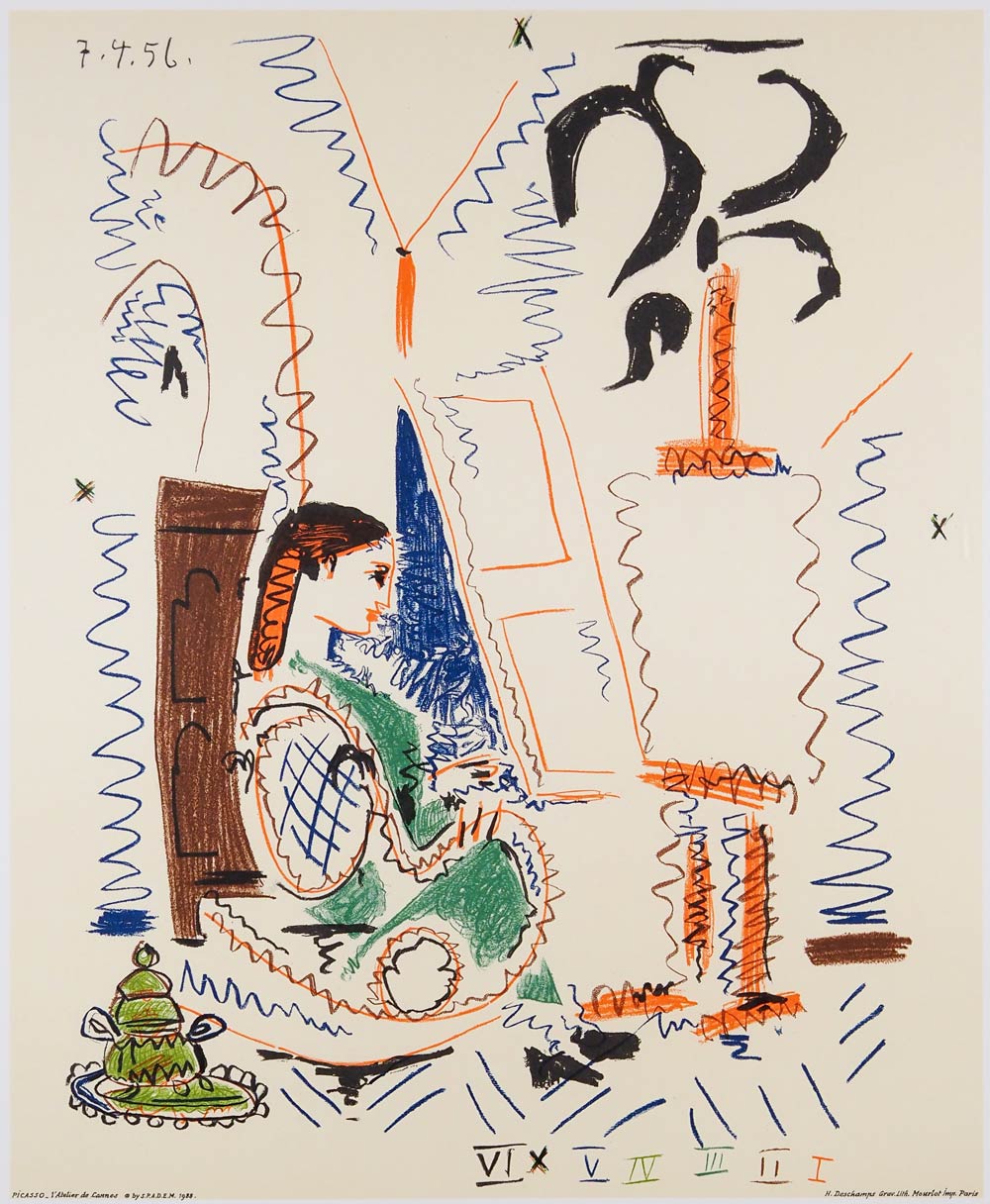 パブロ・ピカソ 「カンヌのアトリエ」 | | アトリエ・ブランカ