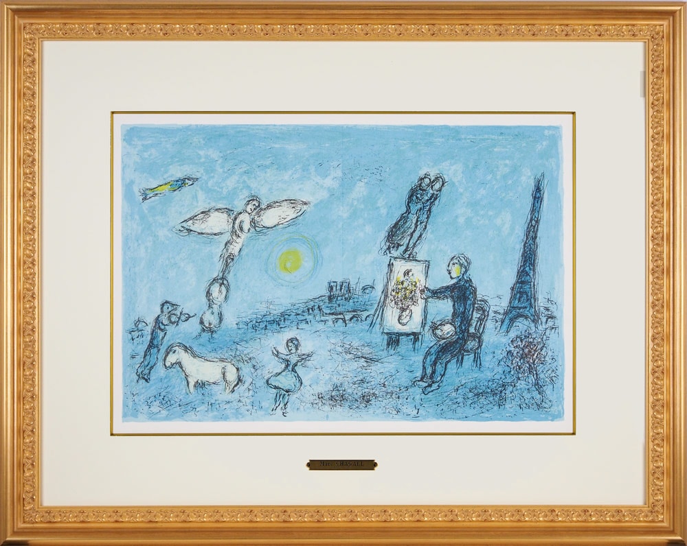 d*7様 Marc Chagall 版画 動物と人物 d*7様 Marc Chagall 版画 動物と人物