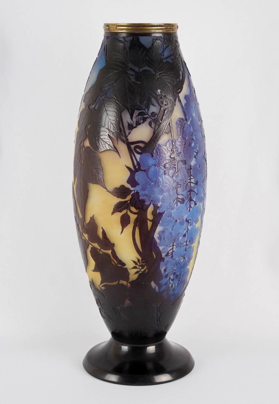 エミール・ガレ 「藤文ランプベース」 | | アトリエ・ブランカ
