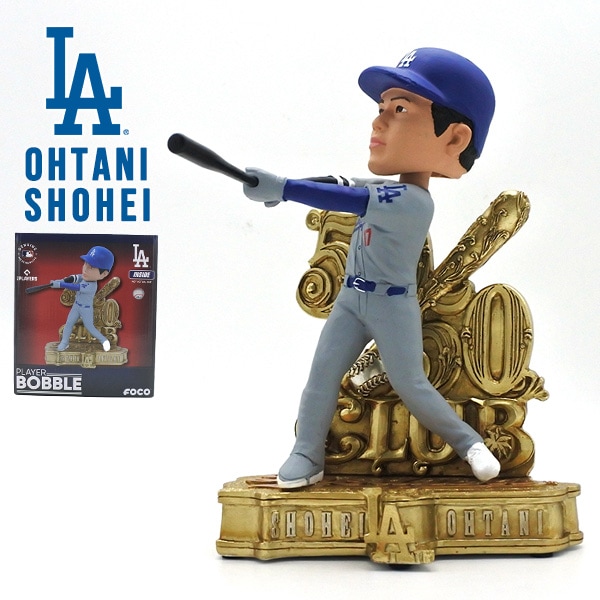 ドジャース 大谷翔平 ボブルヘッド 50-50 ゴールド インテリア 置物 首