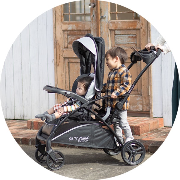 レンタル 2人乗りベビーカー シットアンドスタンド スマートライド