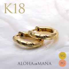 ハワイアンジュエリー ピアス 14金 ピアス 14金 ピアス リッチ