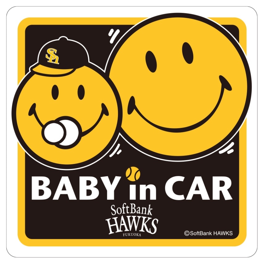 阪神タイガース SMILEY FACE コラボ 2WAY ステッカー