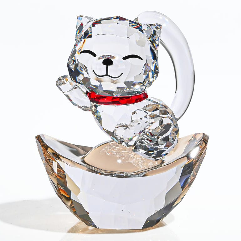 名入れ可有料】スワロフスキー SWAROVSKI クリスタルフィギュア アジア