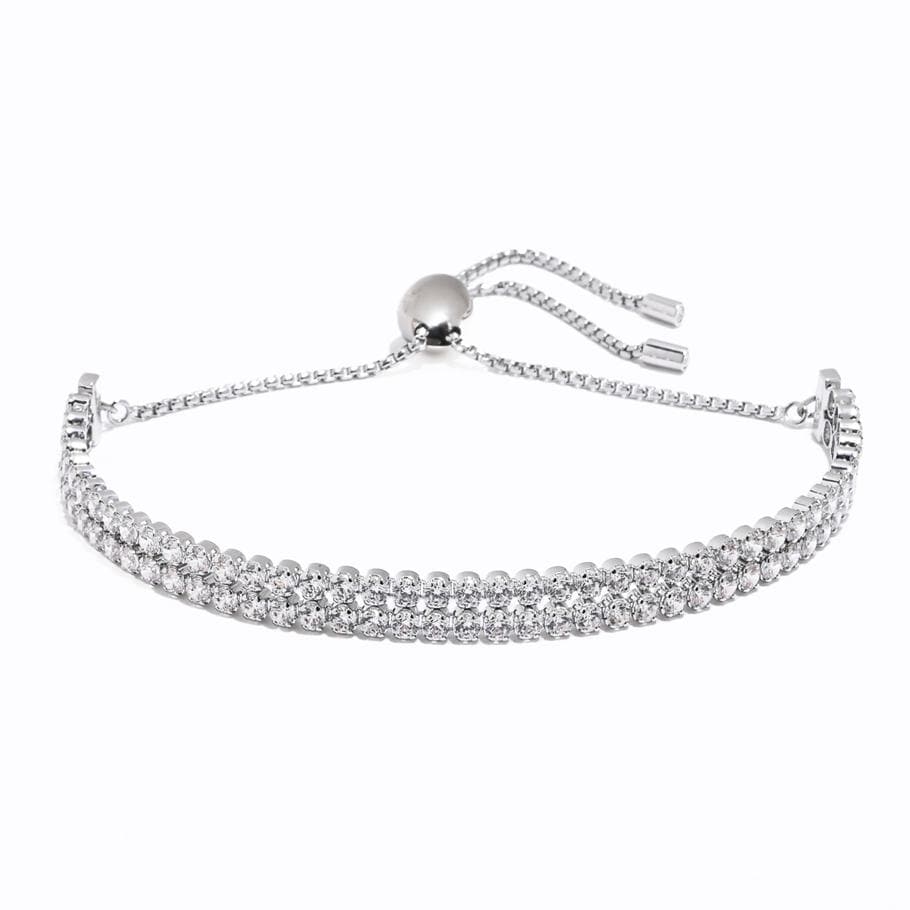 スワロフスキー SWAROVSKI ブレスレット 2連 Matrix Tennis