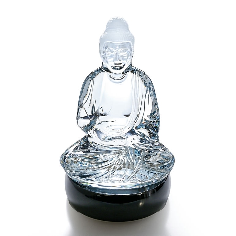 バカラ 名入れ対応 Baccarat クリスタルフィギュア ブッダ 仏陀 BY