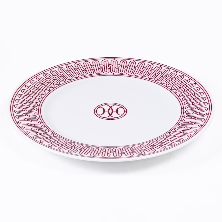 エルメス HERMES プレート ペア Hデコ H DECO ROUGE Hデコ アッシュ