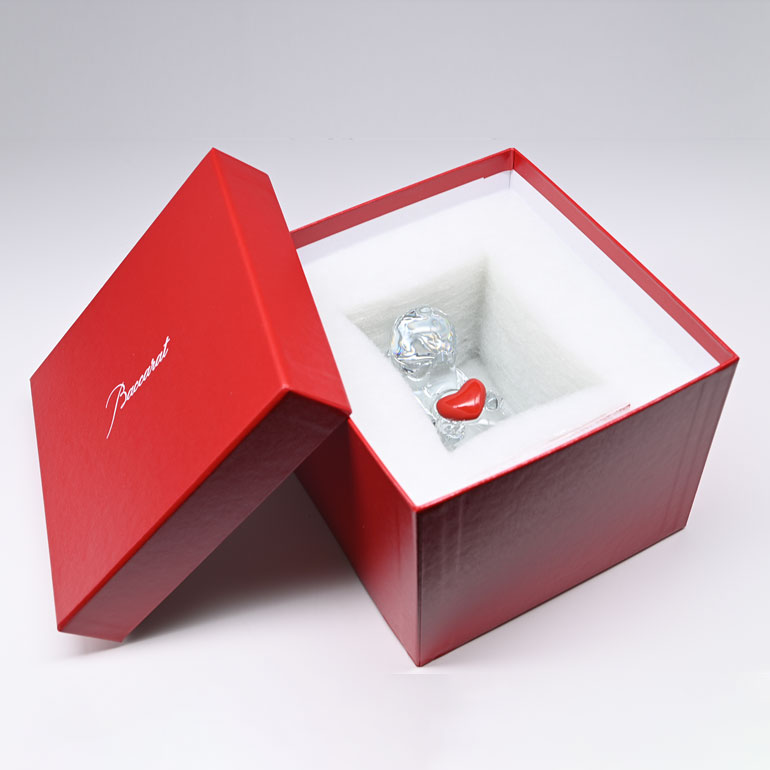 バカラ 名入れ対応 Baccarat フィギュア カトゥーン スヌーピー ハート