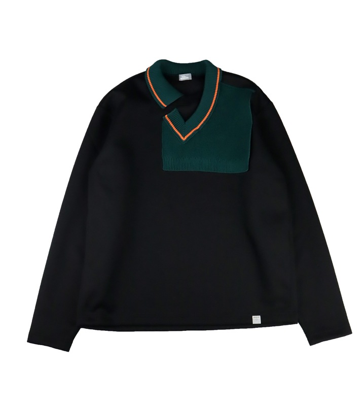 kolor BEACON カラービーコン ダンボールカットソー ブラック 24WBM