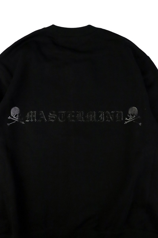 マスターマインド レザーベルト ロゴ刺繍 黒 ゴールド master mind