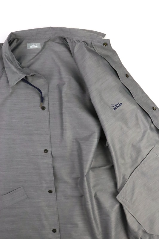 24SS】kolor BEACON カラービーコン T/N/Wタフタブルゾン ライトグレー