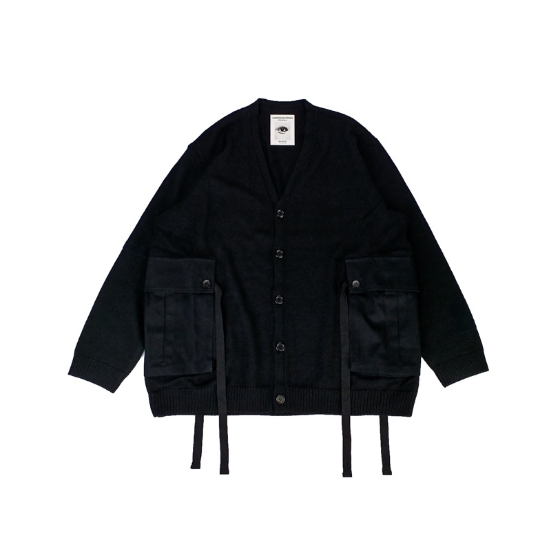 Undercoverism アンダーカバーイズム ARMYPK付ニットカーディガン