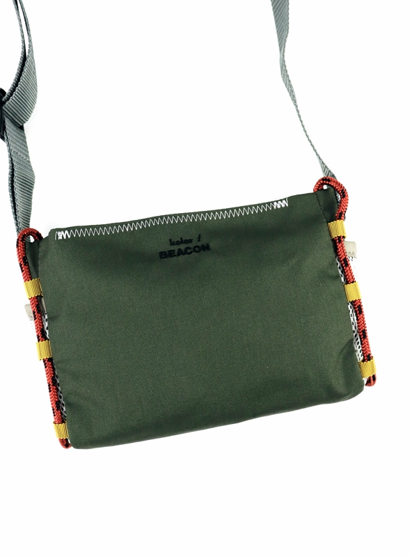 kolor BEACON カラービーコン ウェザーバッグ カーキ 24SBM-A03533 の