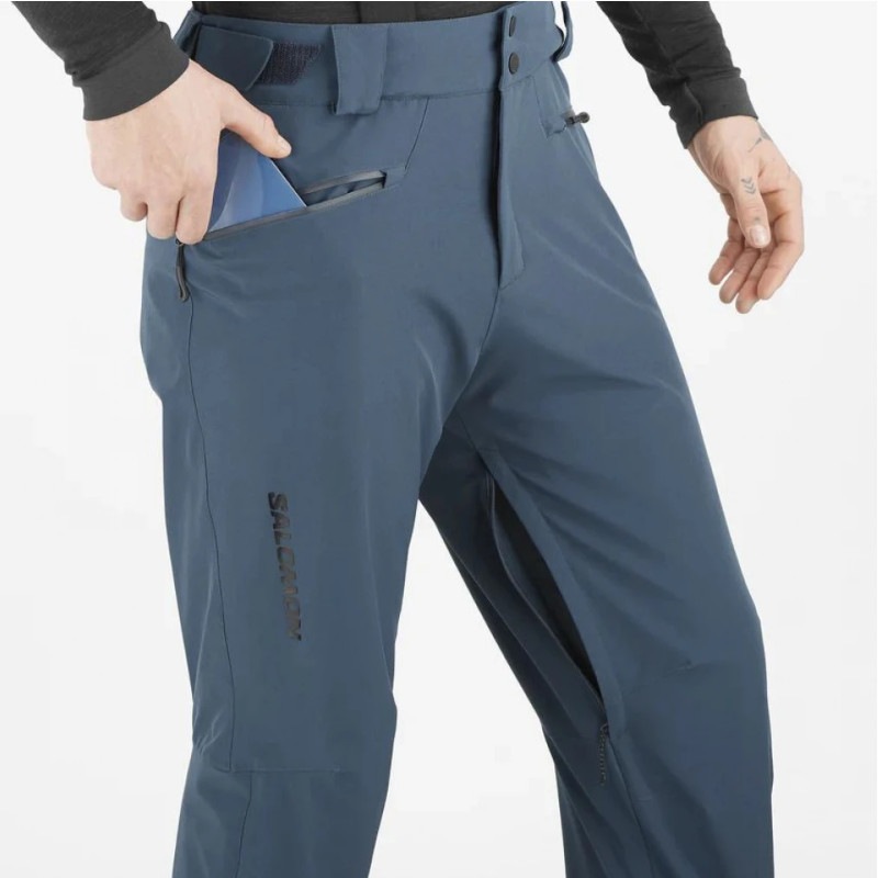 サロモン スキーウェア 2025 SALOMON EDGE PANT Men Midnight Navy