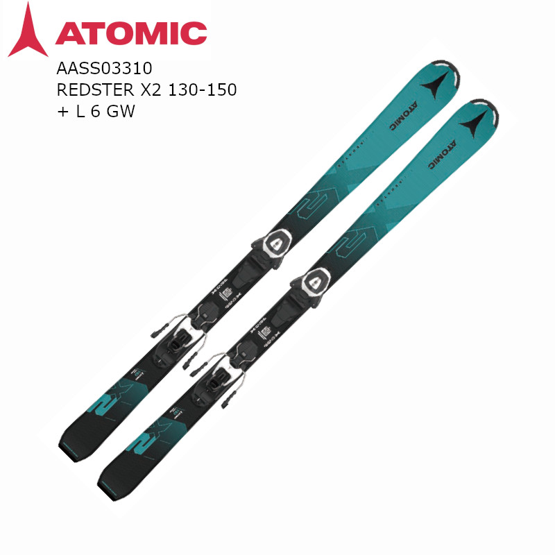 アトミック スキー板 2025 ATOMIC REDSTER X2 130-150 + L 6 GW レッド