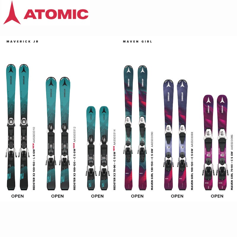 アトミック スキー板 2024 ATOMIC MAVEN GIRL 130-150 + C 5 GW