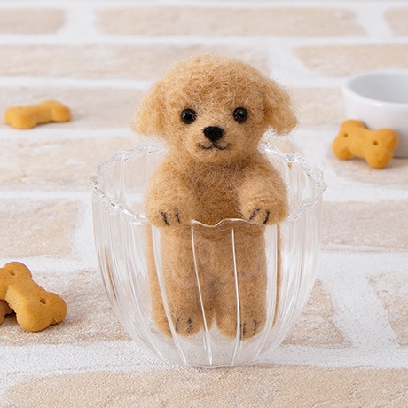 H441-609 トイプードル（立ちポーズ） - ハマナカ商店