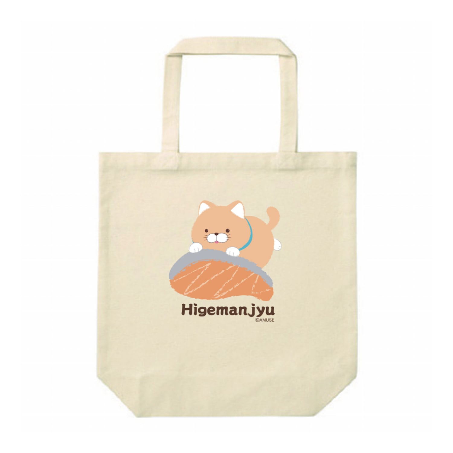 オンライン限定】ひげまんじゅうトートバッグ(まんぷく/ふくにゃん