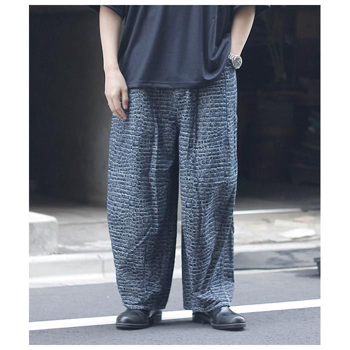 ニードルズ NEEDLES 10オンス デニム クロコダイル ジャガード