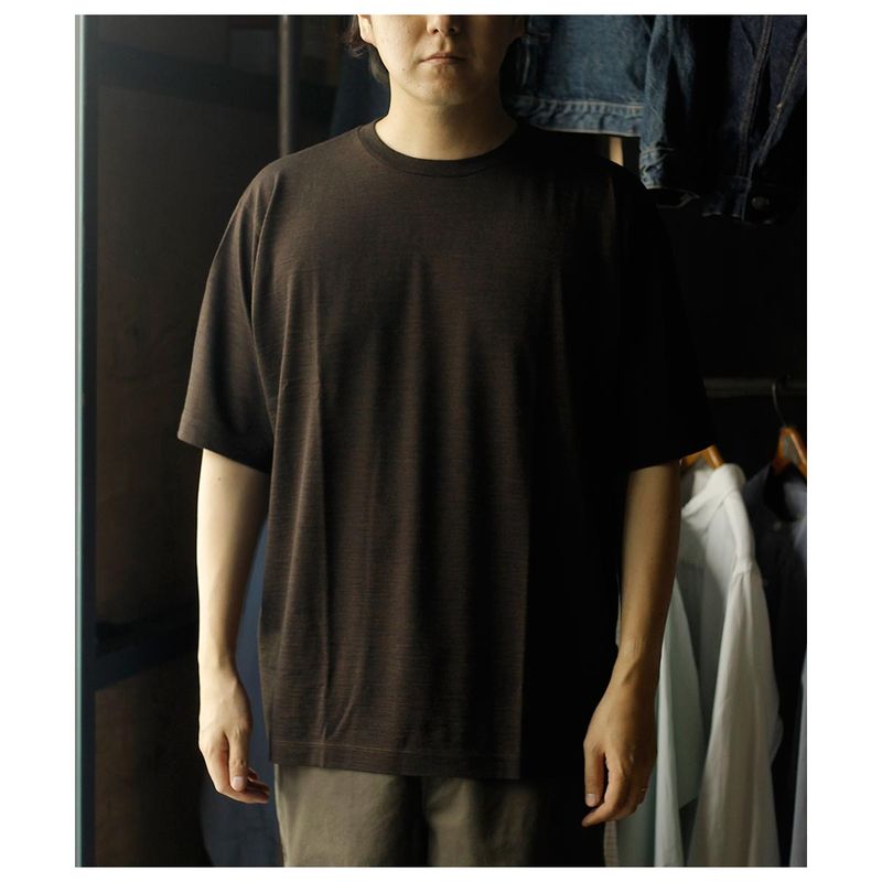 バトナー BATONER ウールクルーネックTシャツ WOOL CREW NECK T-SHIRT