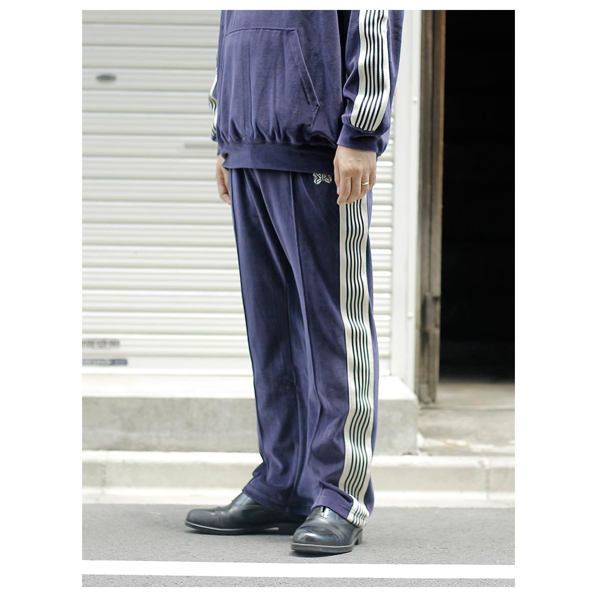 40%OFF セール ニードルズ NEEDLES ベロア ナロートラックパンツ