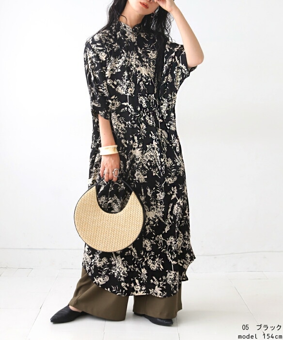 花柄ワンピース ワンピース レディース 半袖 花柄 送料無料・再入荷