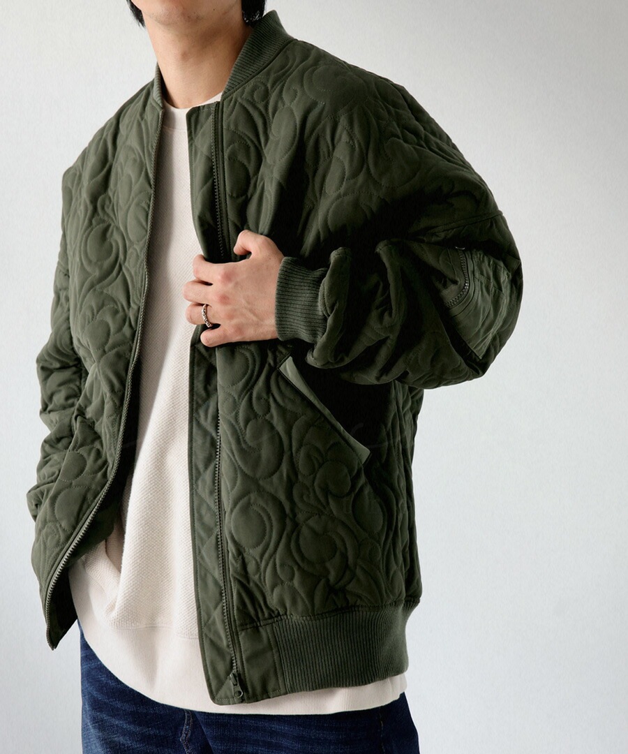 MA-1 キルティングジャケット メンズ アウター 送料無料・再販。メール