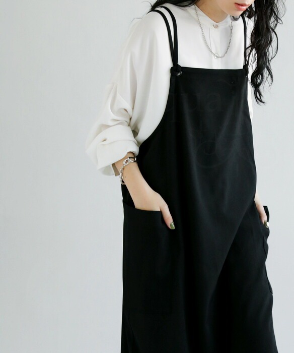 サロペットスカート ワンピース レディース ロング 送料無料・再入荷