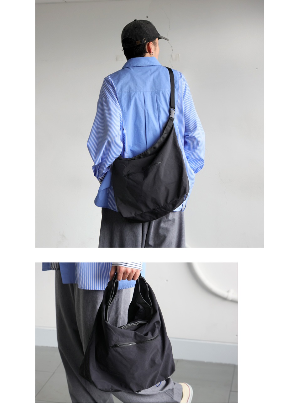 ナイロンショルダーバッグ バッグ メンズ 鞄 送料無料・(100)メール便