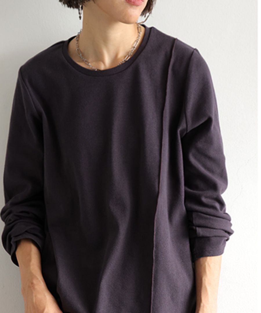 シュッと美 メロウデザイン トップス レディース 長袖 ロンT・(100