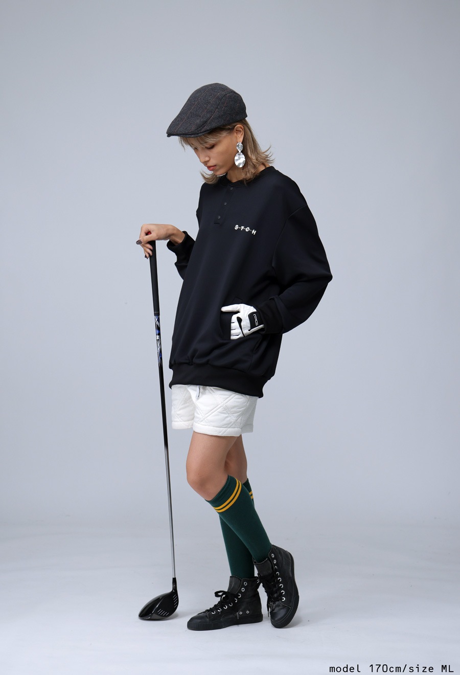 再入荷予定有!ANTIQUA GOLF×STCH プルオーバー メンズ 送料無料・(500
